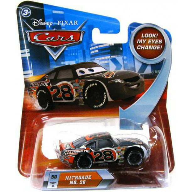 Disney Pixar Movie Cars 3 Diecast # 28 Racer Nitroade Tim 1:55 Toy Car